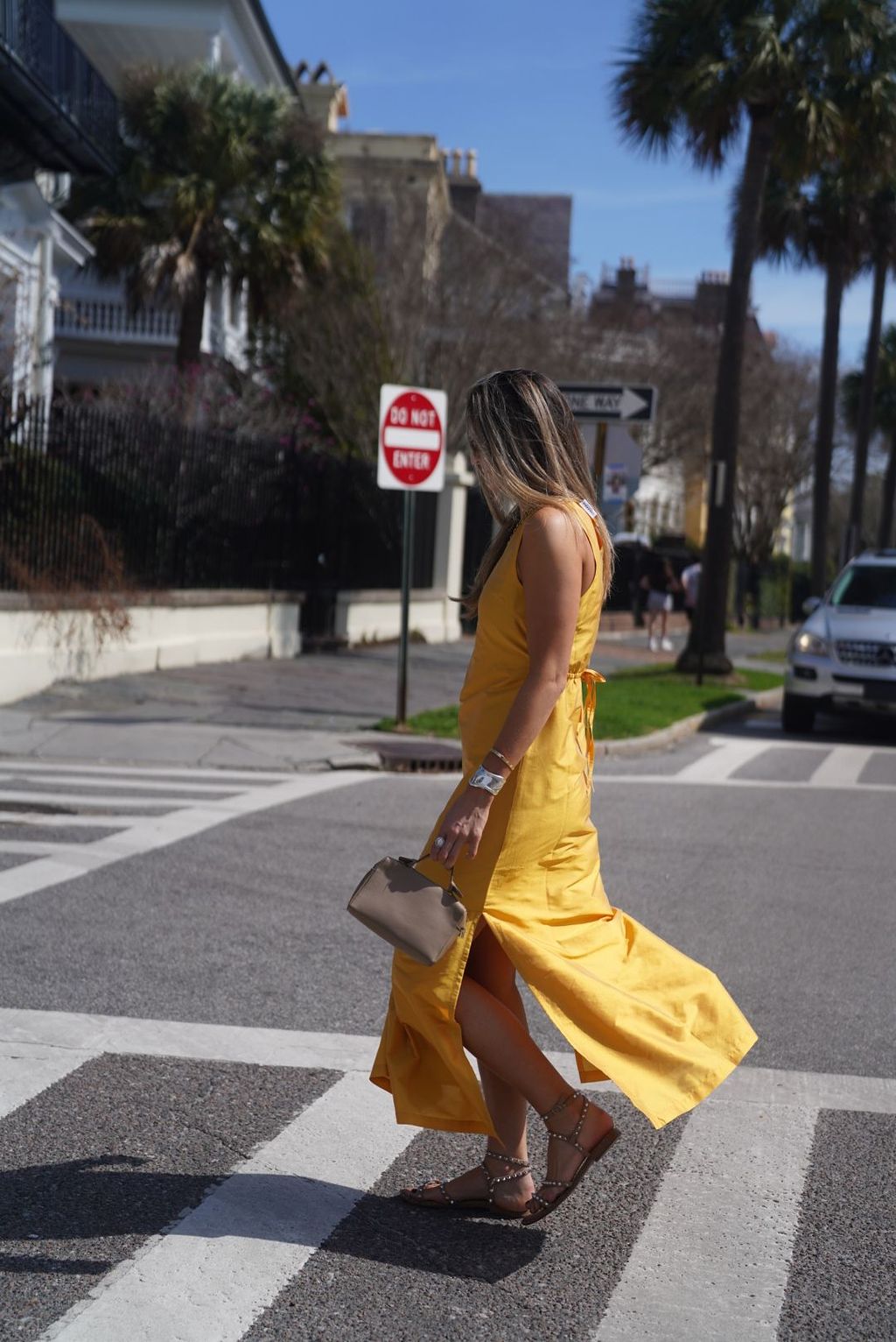 Isabella Silk Mustard Maxi