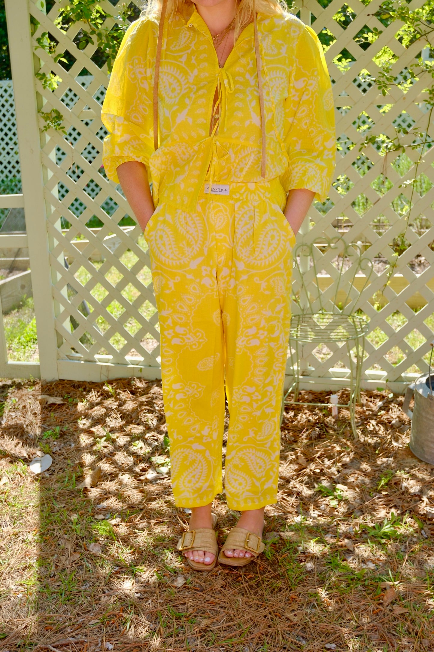 Yellow Bandanna Set