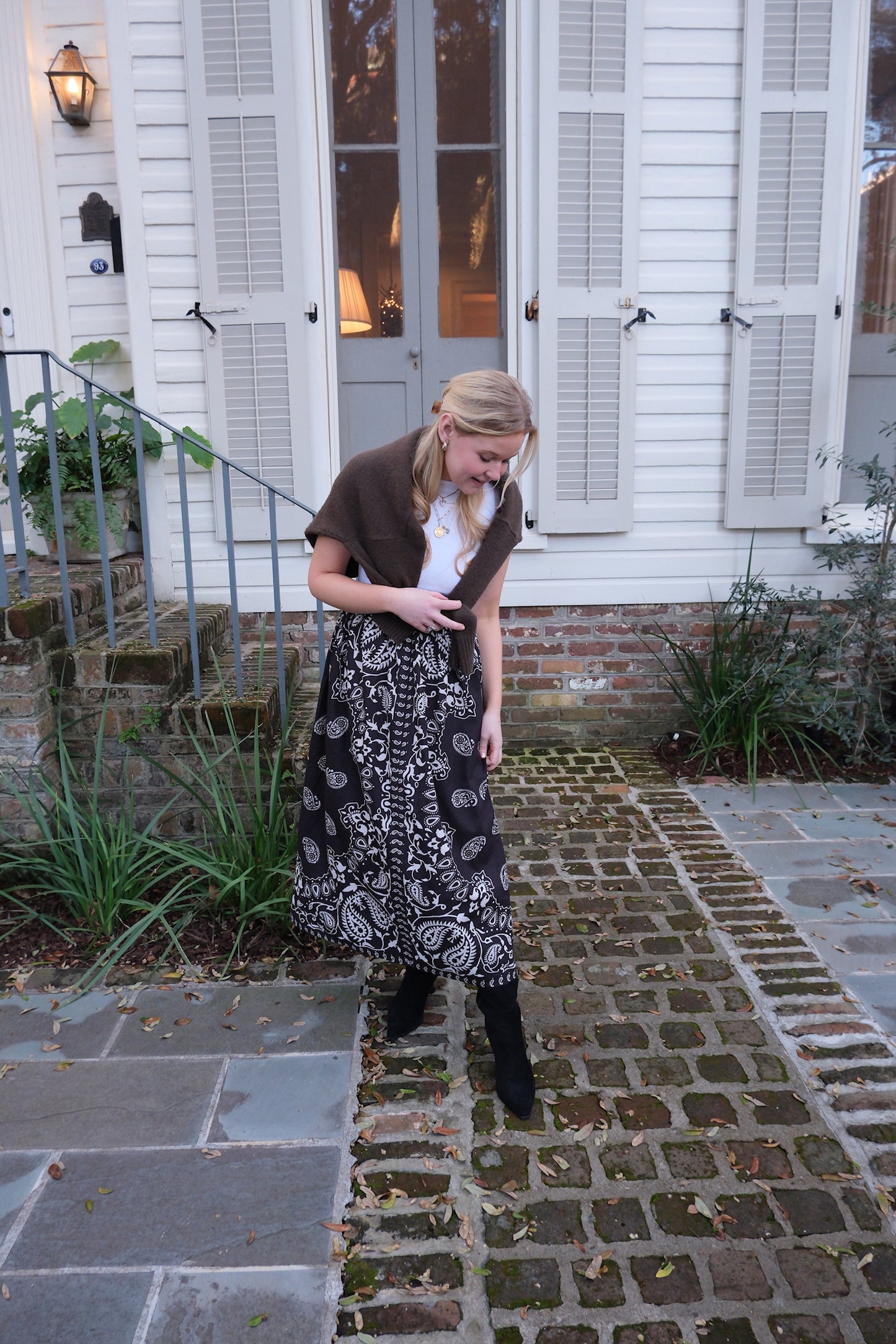 Black Bandanna T-Shirt Dress