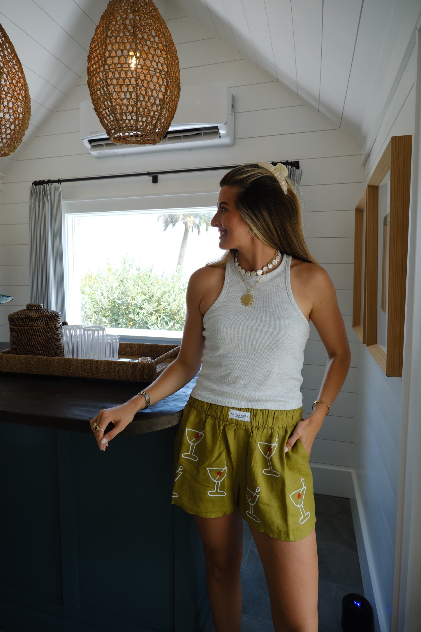 Martini Linen Shorts