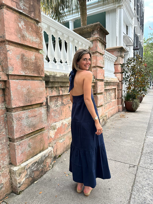 Navy Katherine Maxi