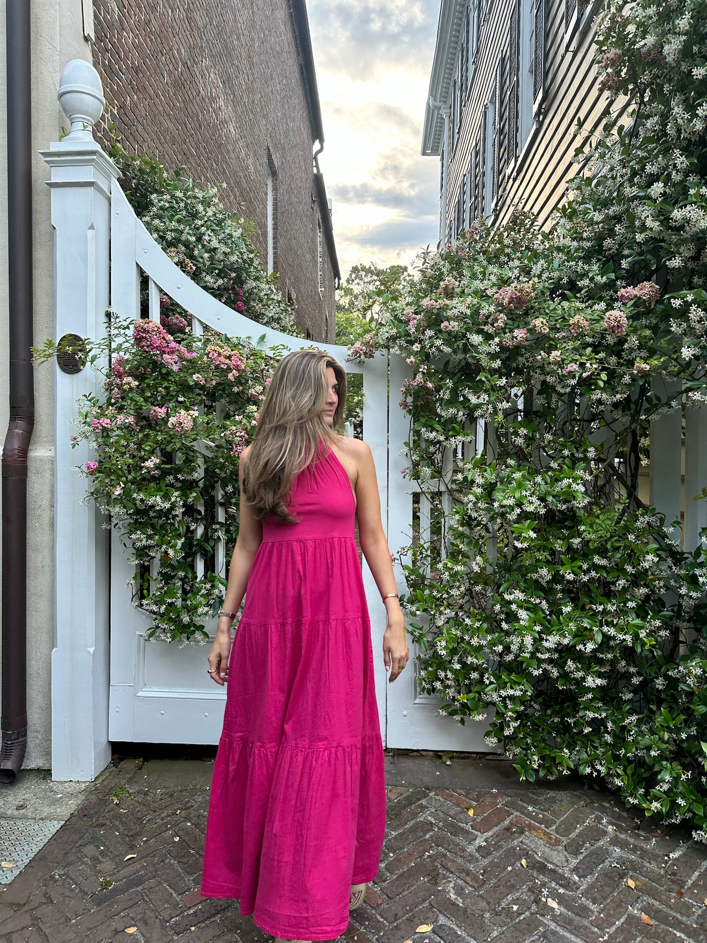 Hot Pink Katherine Maxi