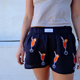 Aperol Spritz Linen Shorts
