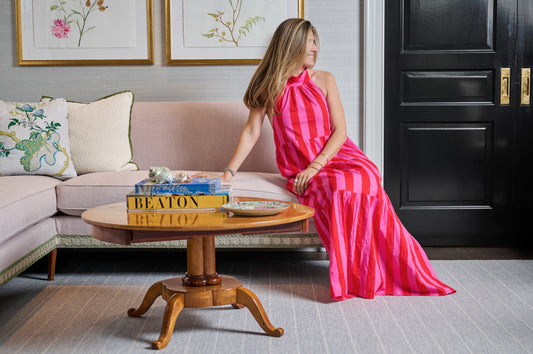 Red and Pink Katherine Maxi