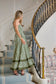 Green Stripe Abigail Maxi
