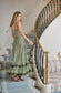 Green Stripe Abigail Maxi