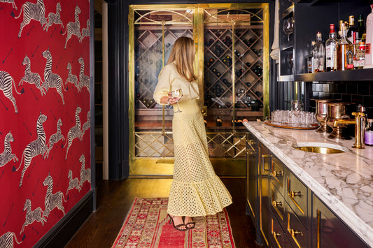 Butter Yellow Eyelet Mary Hope Skirt