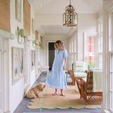 Light Blue Anna Linen Maxi