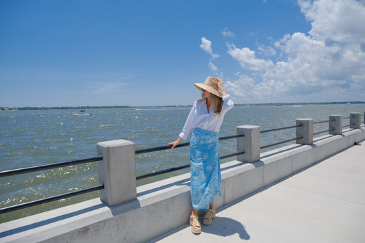 Blue Bandanna Sarong