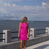 Hot Pink Silk Isabella Mini