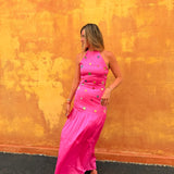 Hot Pink Adele Maxi