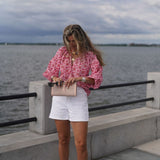 Pink Floral Karen Top
