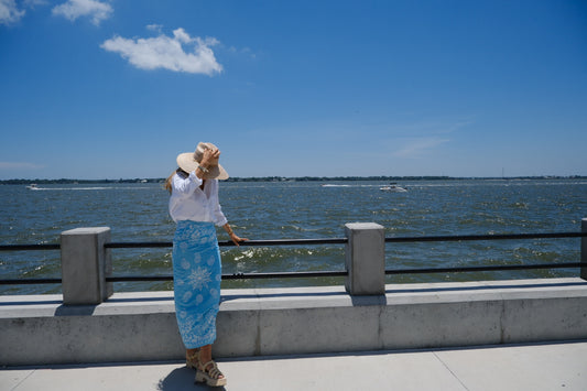 Blue Bandanna Sarong