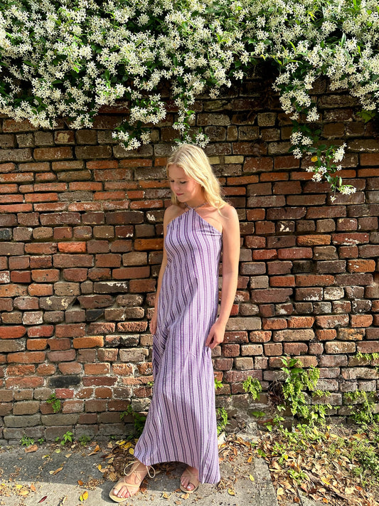 Purple Geometric Ruth Maxi