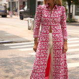 Hot Pink Embellished Gigi Maxi
