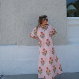 Orange Striped Milos Anna Maxi