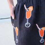 Aperol Spritz Linen Shorts