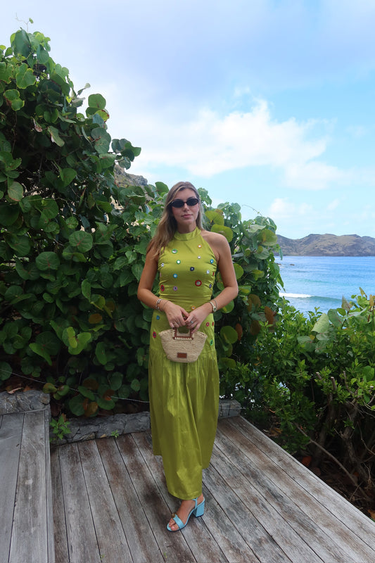 Olive Chartreuse Adele Maxi