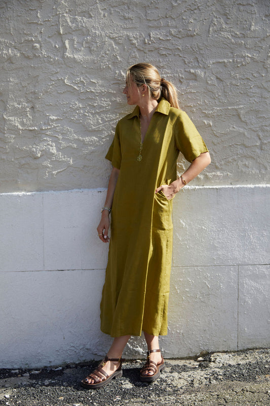Sage Linen Anna Maxi