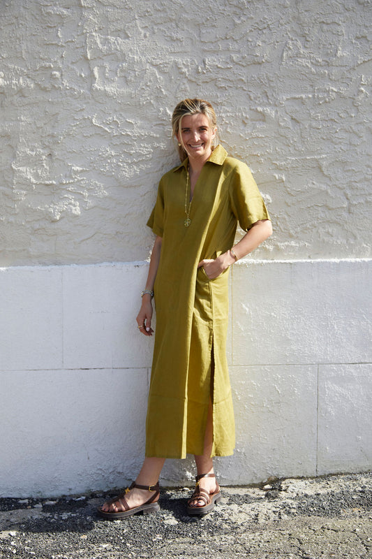 Sage Linen Anna Maxi