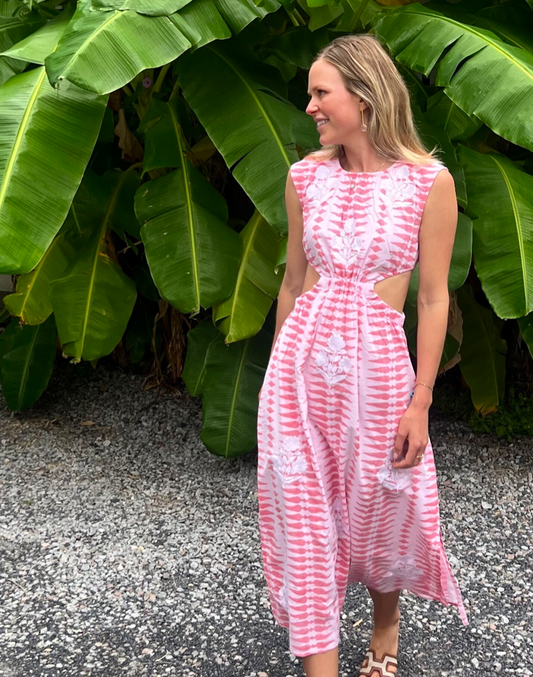 Ansley Hot Pink Maxi