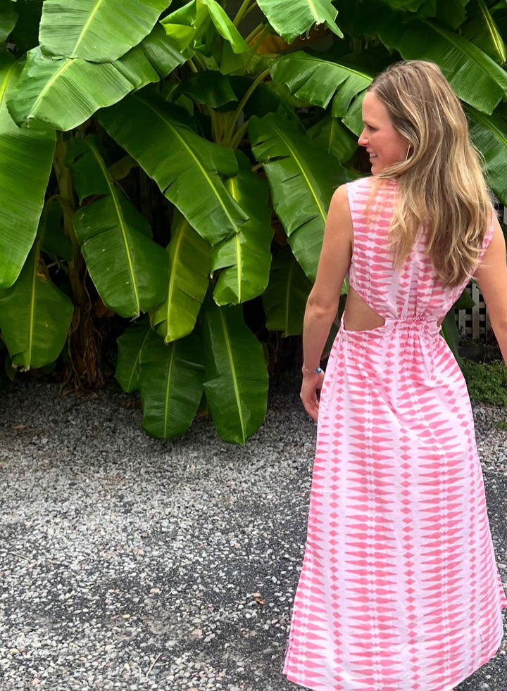 Ansley Hot Pink Maxi