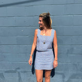 Sky Blue Grid Mallory Set