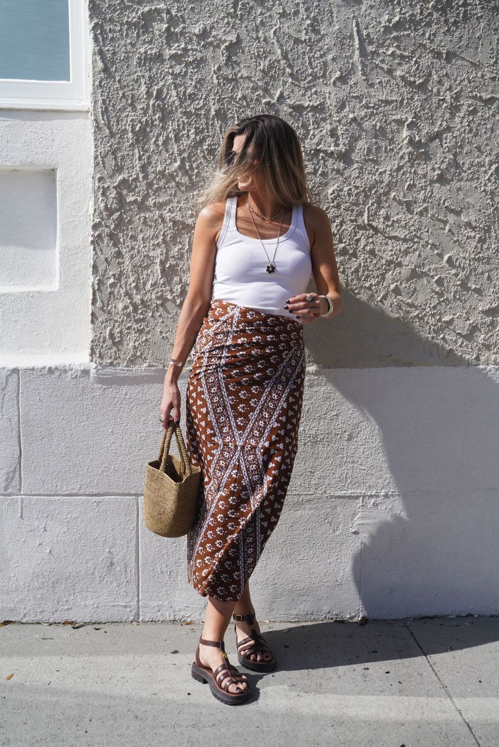 Brown Bandana Sarong