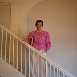 Hot Pink Check Brooke Top