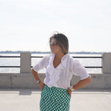 Kelly Green Dot Sarong