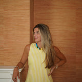 Yellow Skinny Stripe  Isabella Mini
