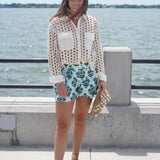 Turquoise Milos Shorts
