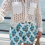 Turquoise Milos Shorts