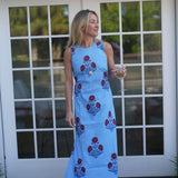 Isabella Blue & Red Milos Maxi