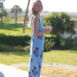 Isabella Blue & Red Milos Maxi