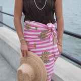 Pink Palm Sarong