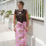 Pink Palm Sarong