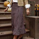 Chocolate Brown Checkered Mary Hope