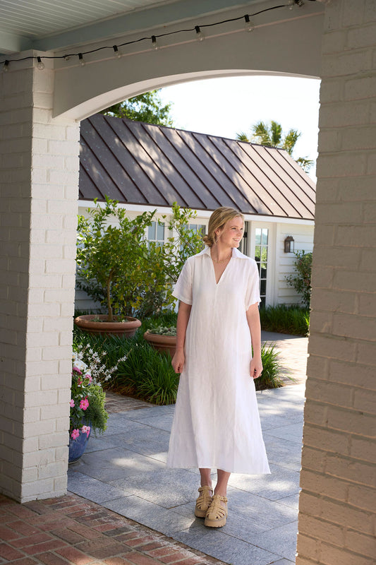 White Linen Anna Maxi