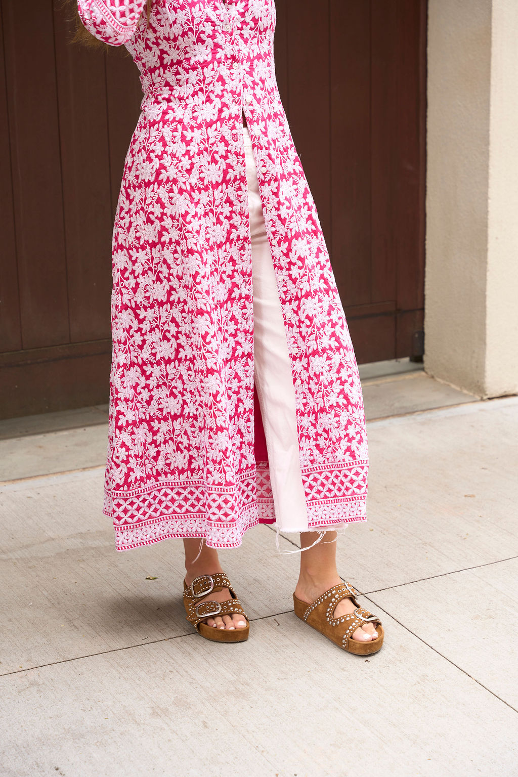 Hot Pink Embellished Gigi Maxi