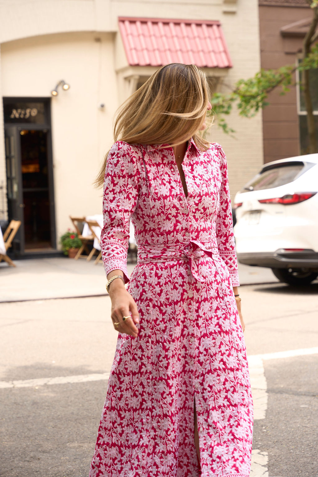 Hot Pink Embellished Gigi Maxi