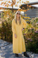 Yellow Checkered Long Sleeve Anna Maxi