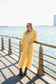 Yellow Checkered Long Sleeve Anna Maxi