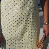 Yellow Eyelet Isabella Maxi
