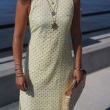 Yellow Eyelet Isabella Maxi