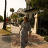 Green Stripe Mary Hope Skirt & Carter Top