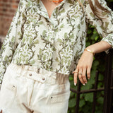 Green Vine Carter Top