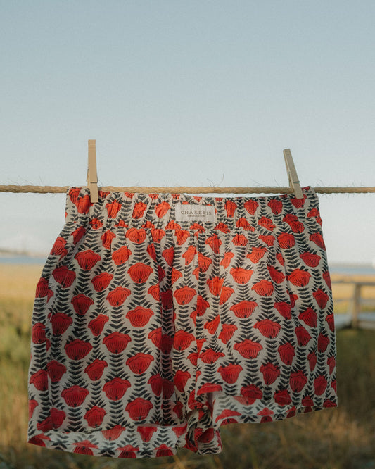 Hot Pink & Navy Shorts