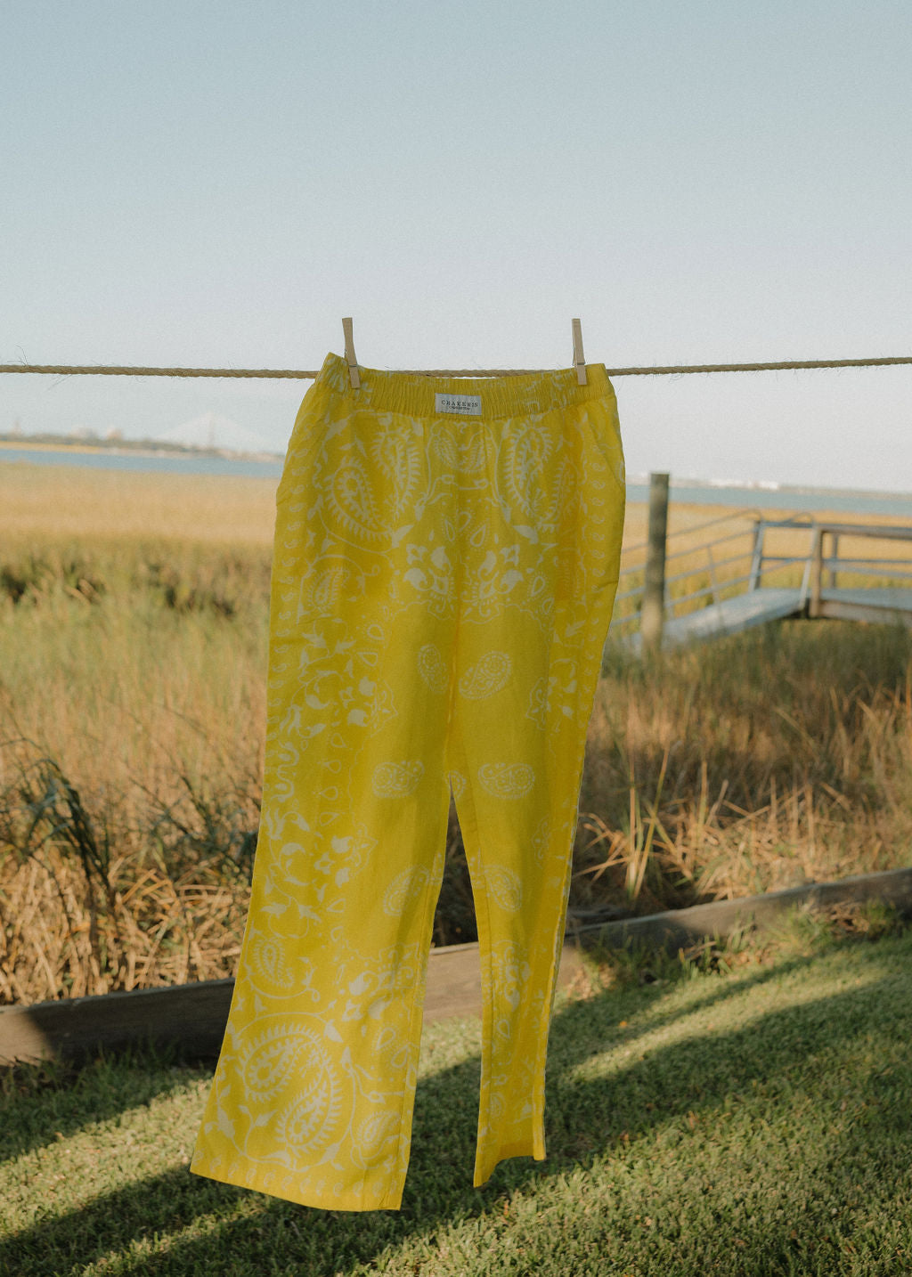 Yellow Bandanna Pants