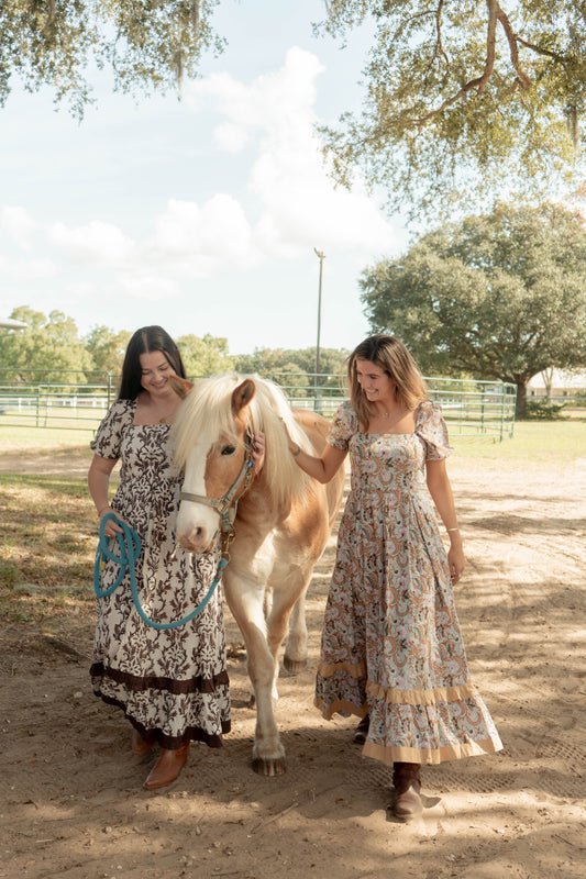 Brown Vine Abigail Maxi